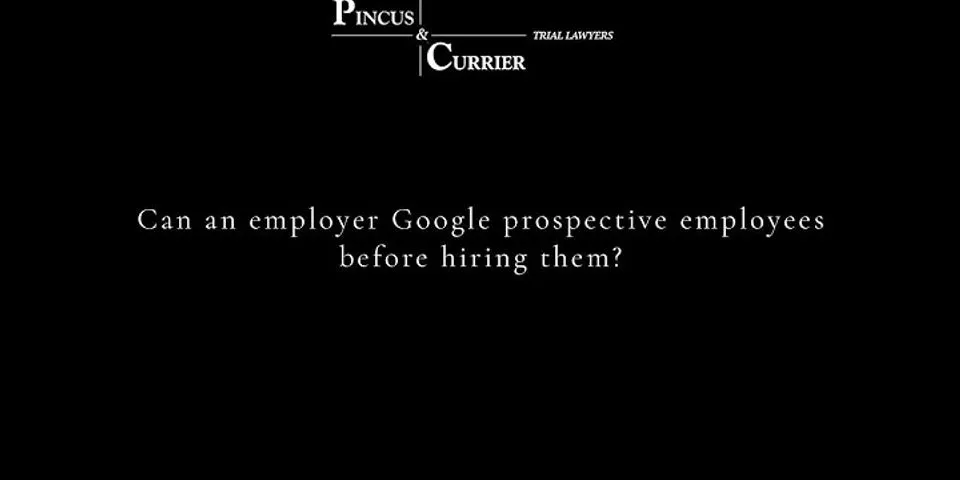 Prospective employer là gì