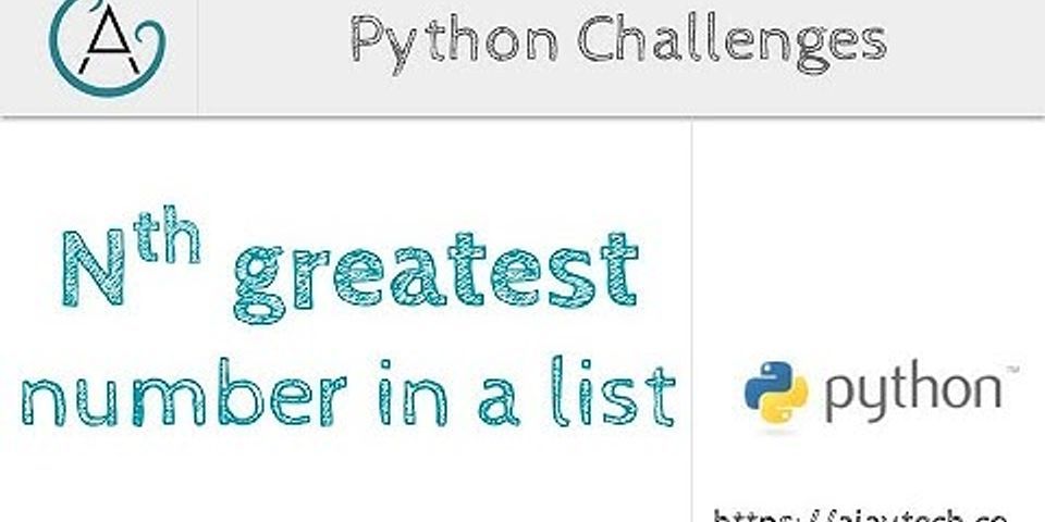 Python program to find third largest and smallest number in a list