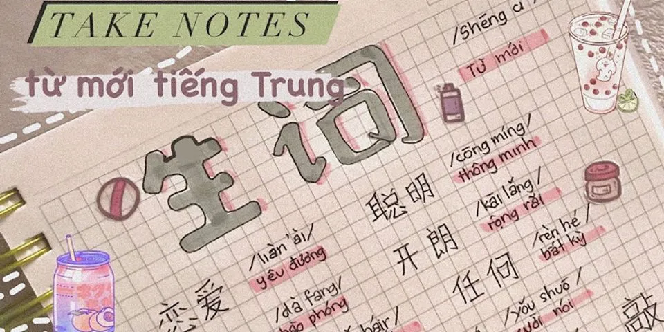 Quyển sổ tiếng Trung là gì