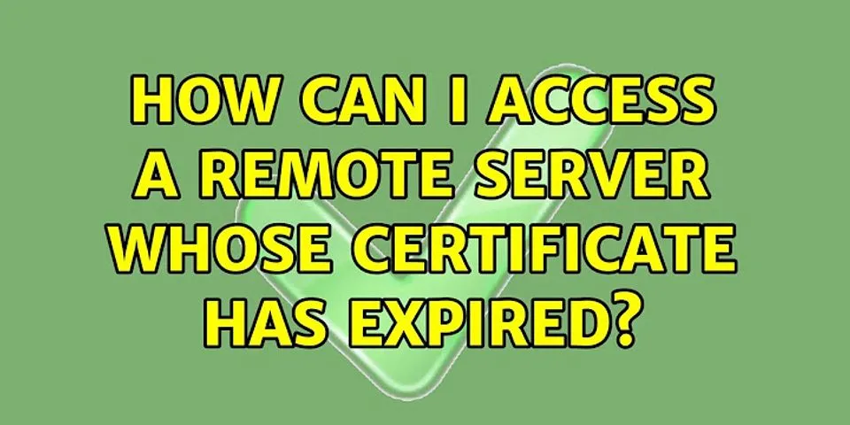 Remote Desktop Gateway server certificate has expired or been revoked