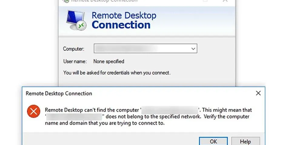Remote Desktop not working after Windows 10 update