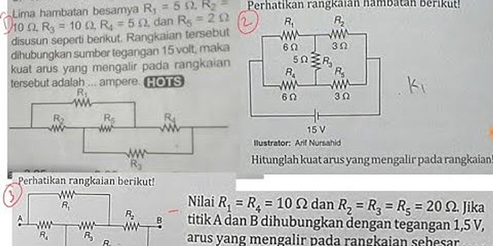 Rumus Yang Benar Untuk Menghitung Kuat Arus Listrik Pada Rangkaian Sumber Tegangan Seri Adalah