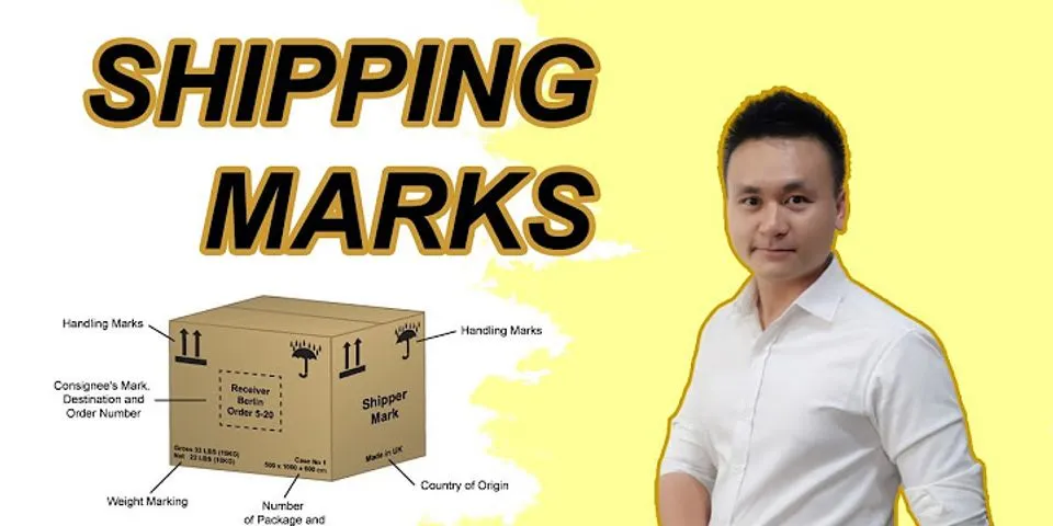 Shipping mark tiếng Trung là gì