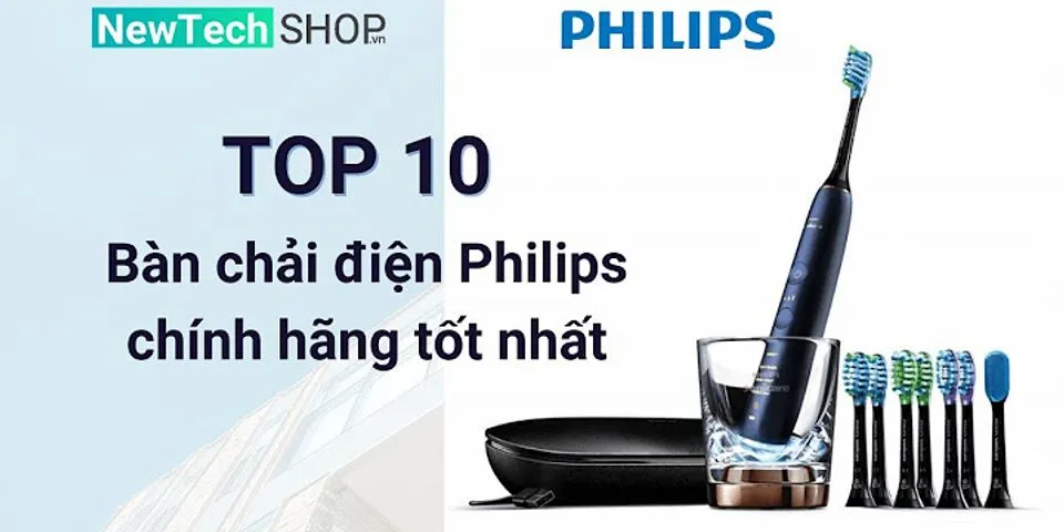 So sánh các dòng bàn chải điện Philips