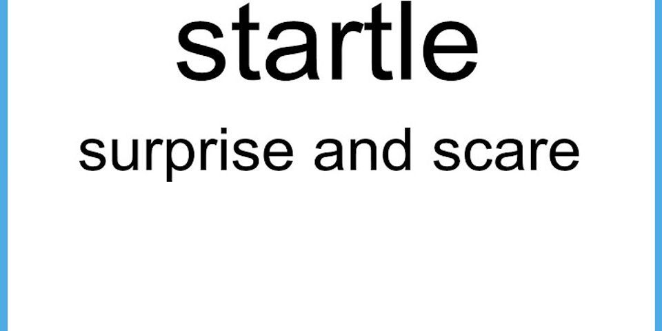 Startle centre là gì