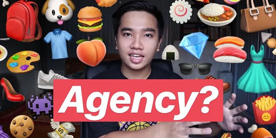 Sự khác nhau giữa agent và agency