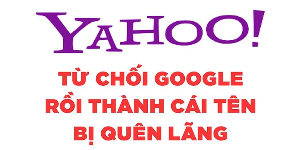 Sự khác nhau giữa google và yahoo