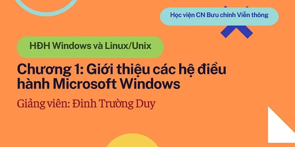 Sự khác nhau giữa hệ điều hành windows và linux