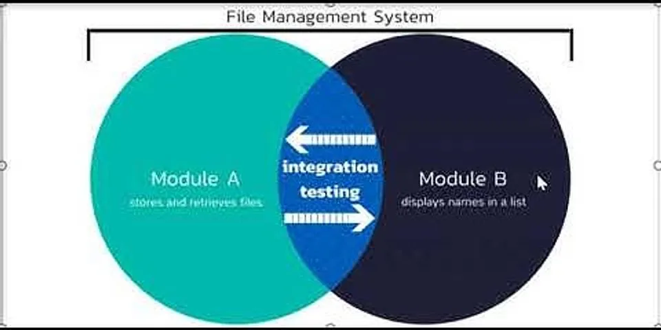 Sự khác nhau giữa integration test và system test