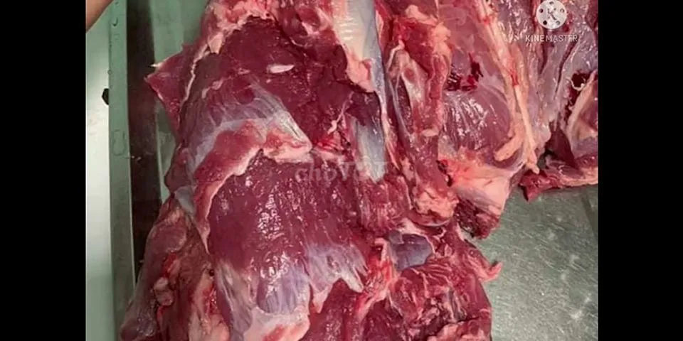 Sự khác nhau giữa thịt bò và thịt bê