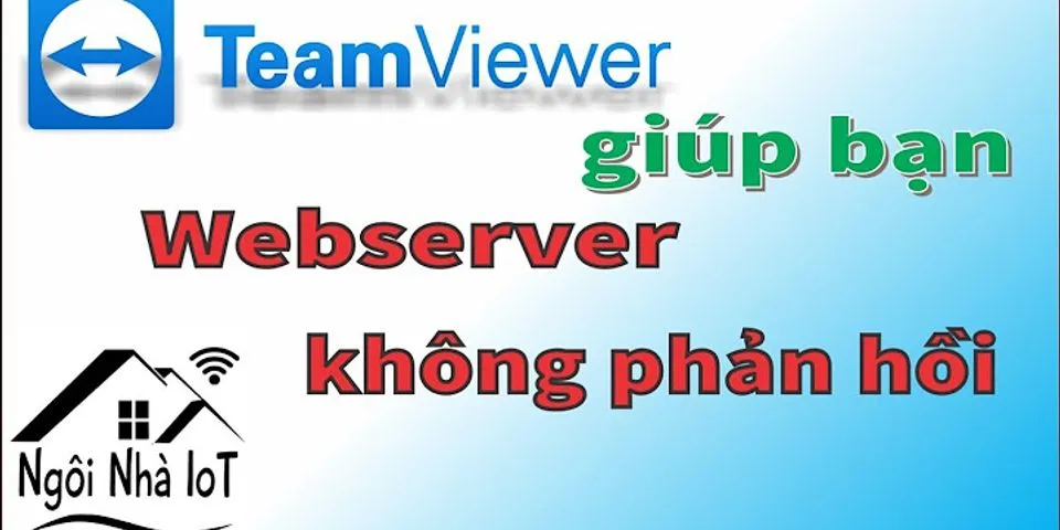 Sự khác nhau giữa web server và teamviewer