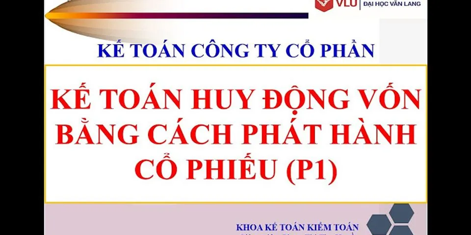 Tại sao công ty phát hành cổ phiếu