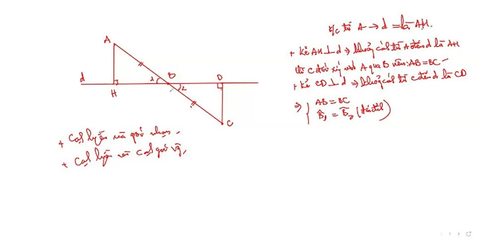 Tập hợp các điểm cách đều đường thẳng a cố định một khoảng 2 cm