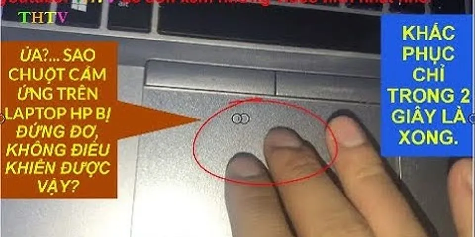 Tắt chuột cảm ứng trên laptop HP Win 7