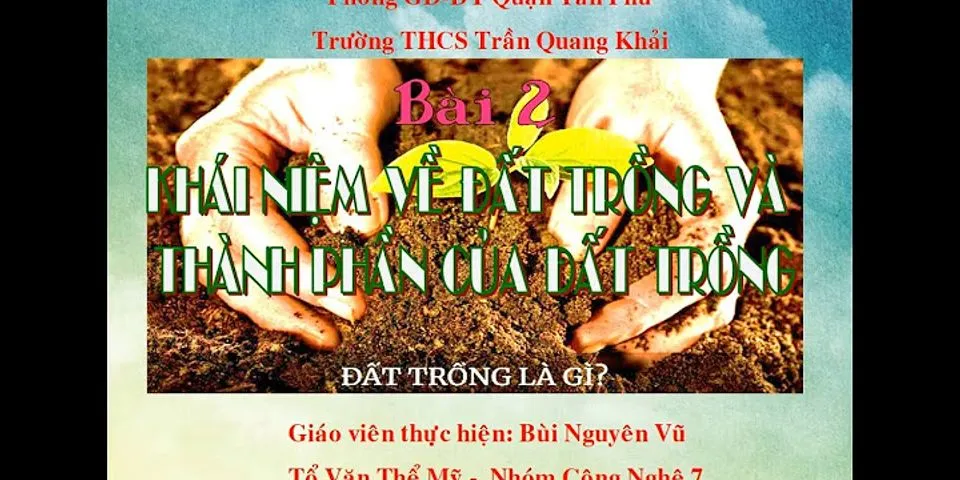 Thành phần vô cơ trong đất trồng chiếm bao nhiêu phần trăm