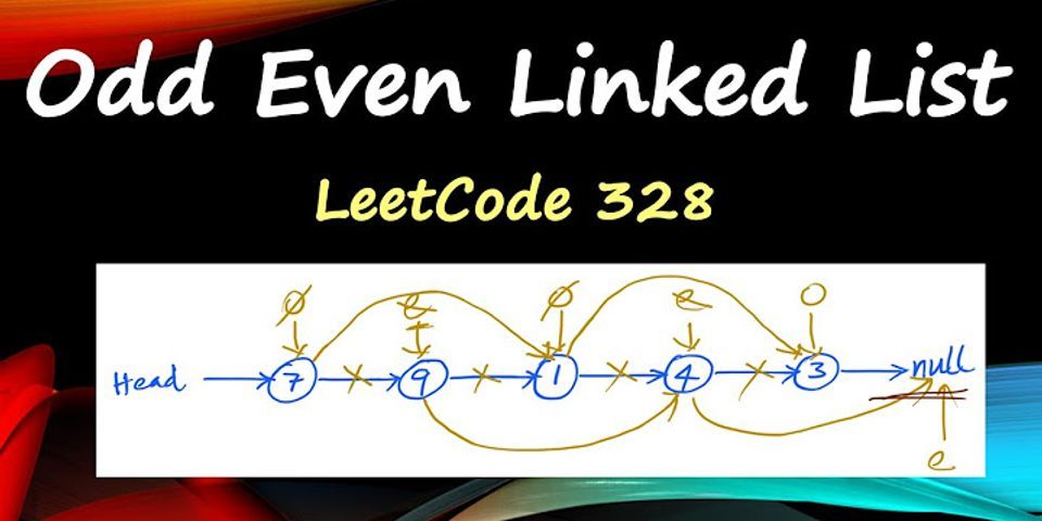 Order Of Nodes In Linked List