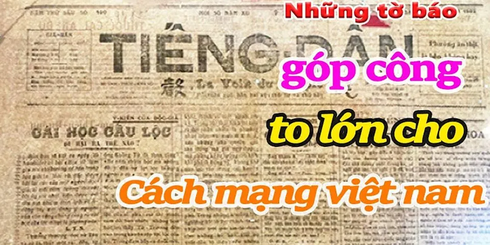 Tờ báo ngôn luận của Hội Việt Nam Cách mạng Thanh niên