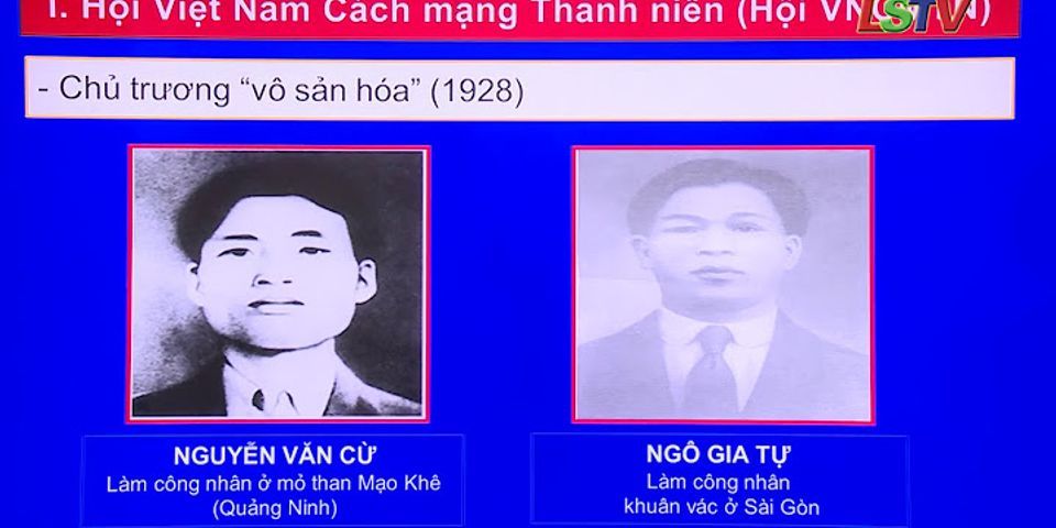 Trắc nghiệm về Hội Việt Nam Cách mạng Thanh niên