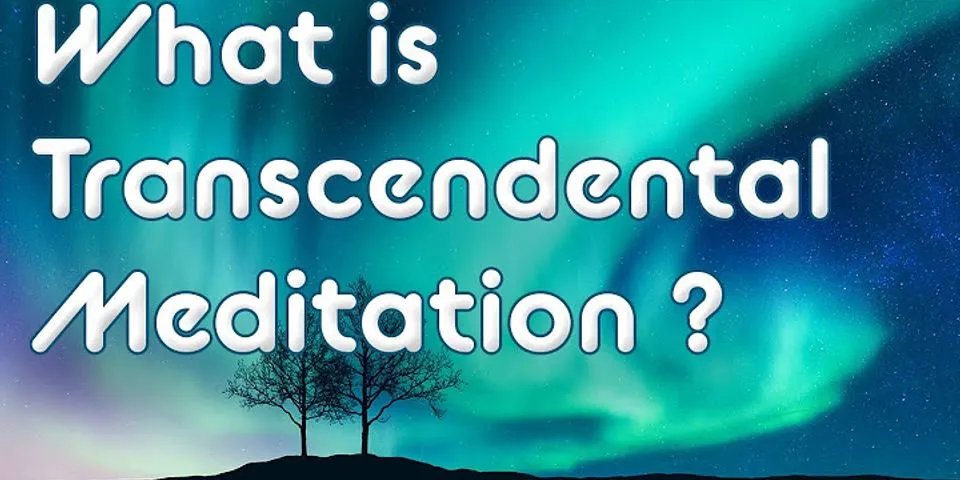 Transcendental là gì