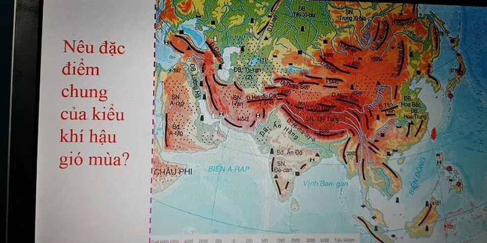 Trình bày đặc điểm vị trí địa lí của châu á vị trí địa lí ảnh hưởng như thế nào đến khí hậu châu á