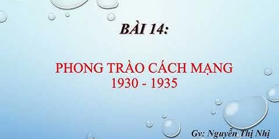 Trong phong trào cách mạng 1930 -- 1931 Nghệ - Tĩnh là nơi có phong trào cách mạng mạnh nhất vì