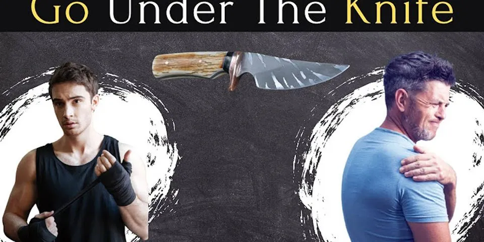 Under the knife nghĩa là gì
