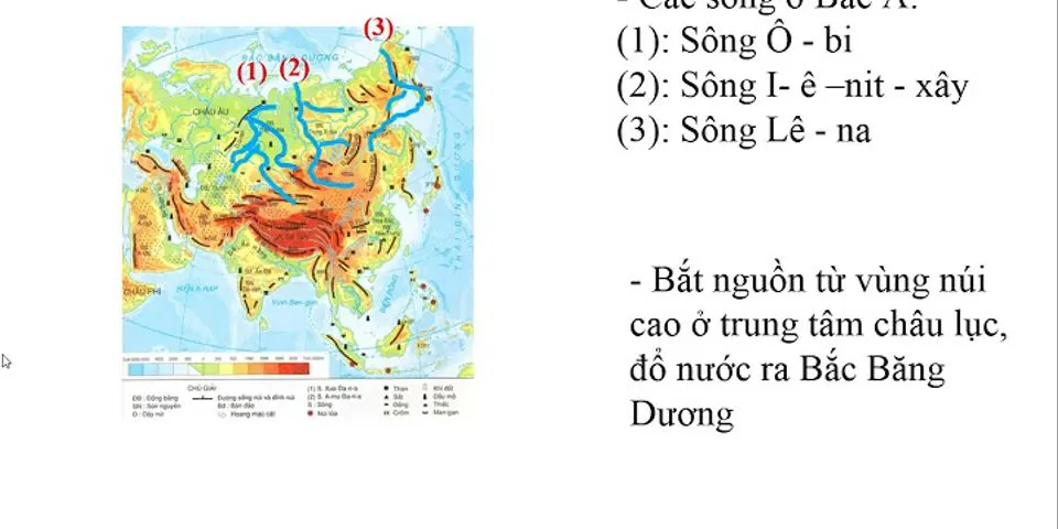 Vì sao Đông á, Đông Nam á, Nam á lại có mạng lưới sông ngòi dày đặc và chế độ nước theo mùa