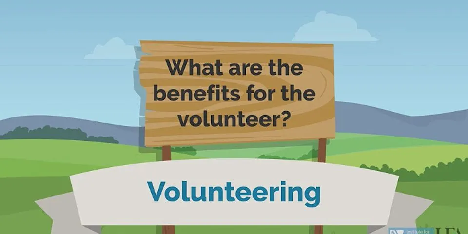Volunteerism là gì