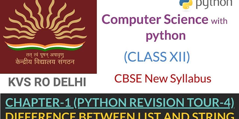 what-are-the-similarities-and-difference-between-list-and-string