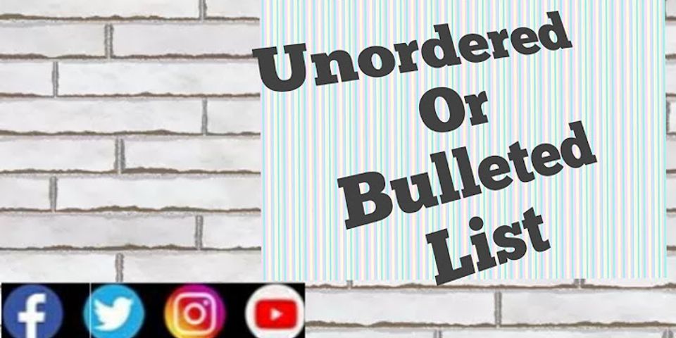 what-is-the-default-bullet-type-in-and-an-unordered-list