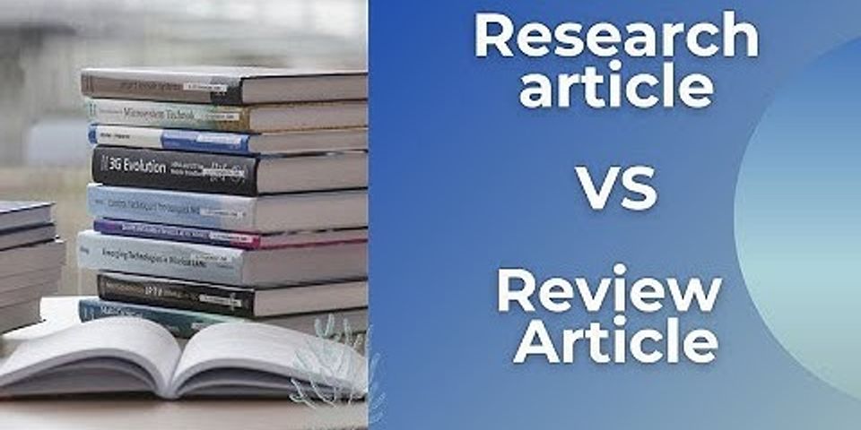 difference between literature review and journal article