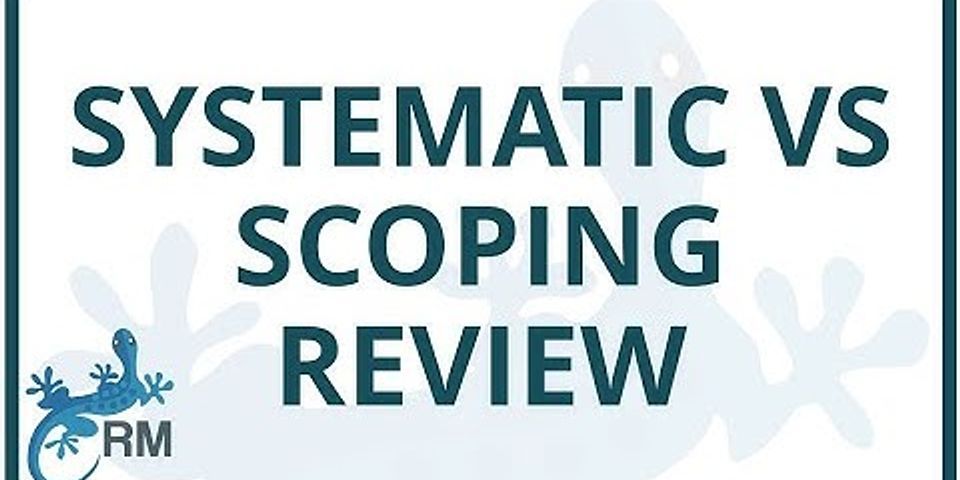 What is the difference between systematic review and review?