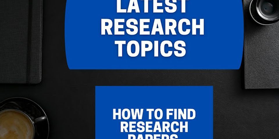 What is the most reliable source of research topic idea?
