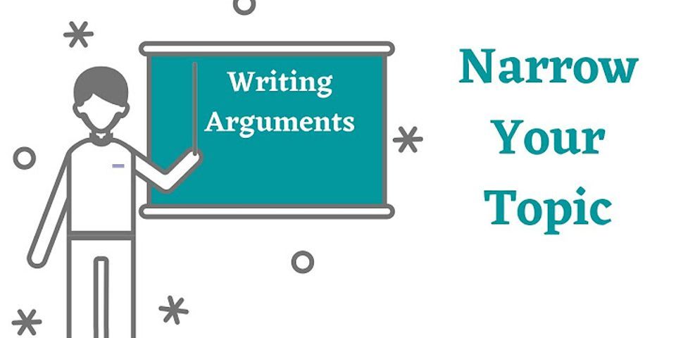 When writing a thesis statement you should narrow your topic?