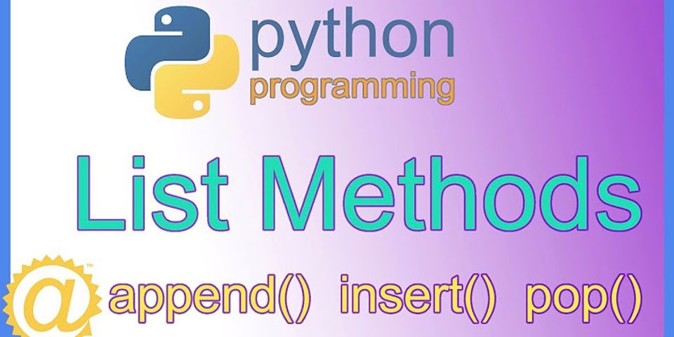 Which method in Python removes and returns the last item from list?