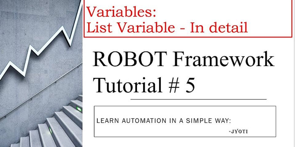 Variable list