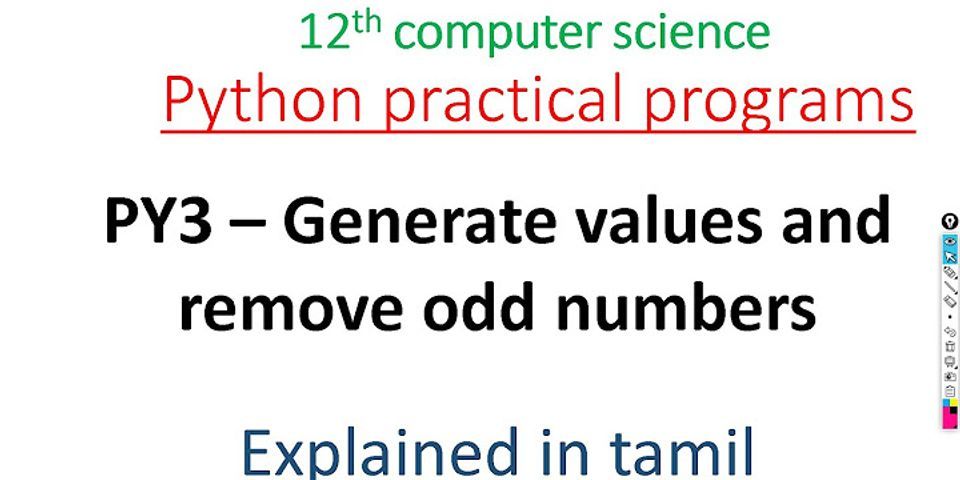 write-a-program-to-delete-remove-all-the-odd-numbers-from-the-list