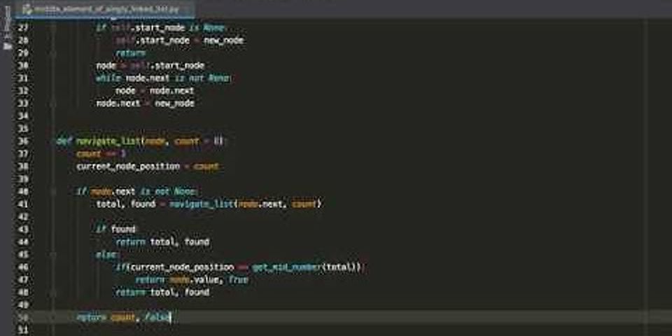 C Program To Find Middle Element In Linked List