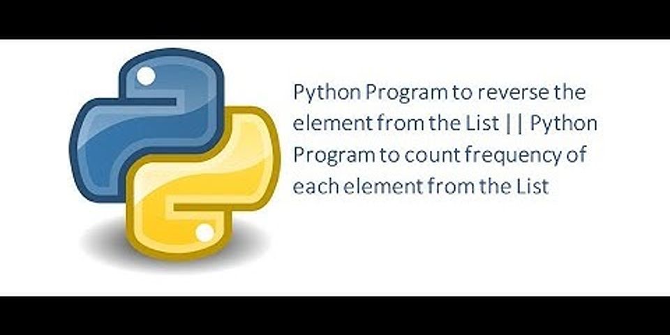 Write a Python program to display frequencies of all the elements of a list