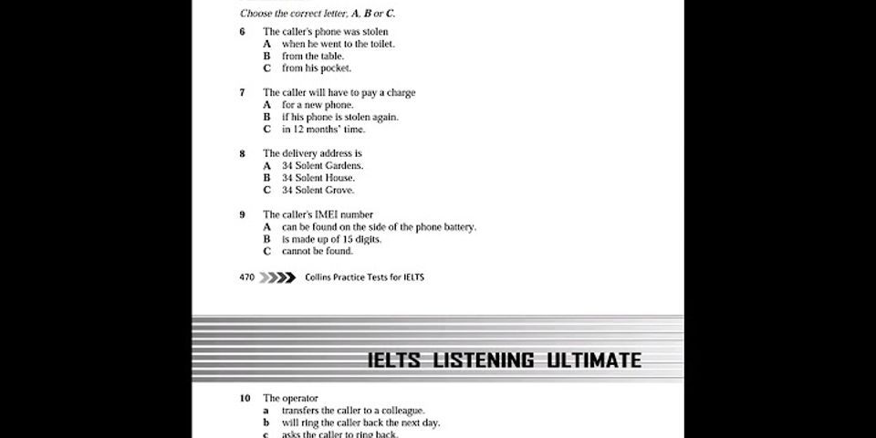 Z Mobile services incident REPORT sheet IELTS listening answers