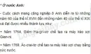 Nêu mốc thời gian và những thành tựu chủ yếu của cách mạng công nghiệp ở các nước Anh, Pháp, Đức.