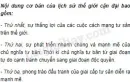 Nội dung cơ bản của lịch sử thế giới cận đại bao gồm những vấn đề nào?