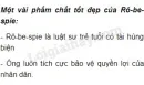 Nêu một vài phẩm chất tốt đẹp của Rô-be-spie?