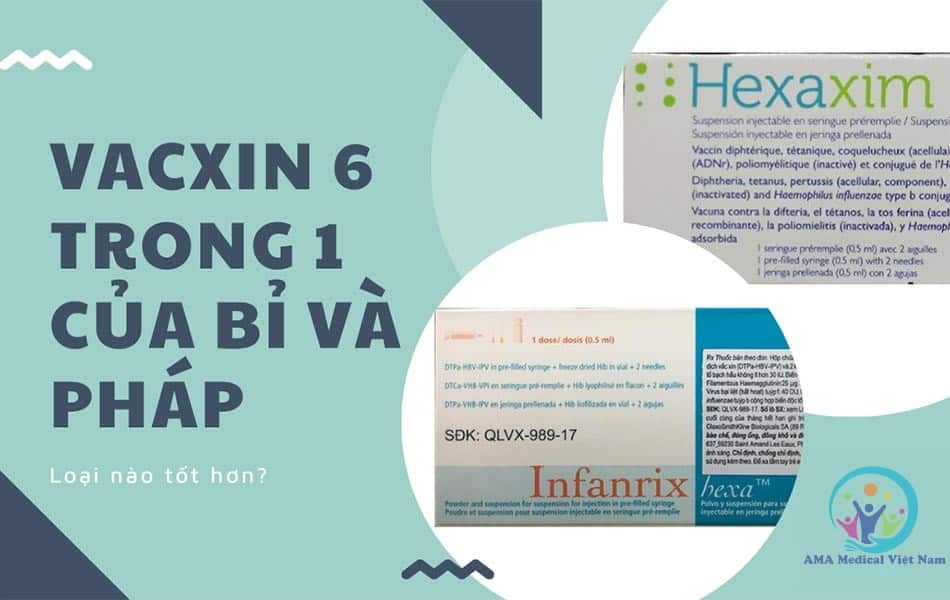 So sánh vacxin 6 trong 1 của Bỉ và Pháp