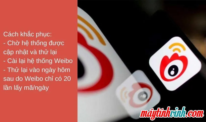 Cách sửa lỗi Weibo không gửi được mã xác nhận