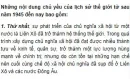 Em hãy nêu những nội dung chủ yếu của lịch sử thế giới từ sau năm 1945 đến nay