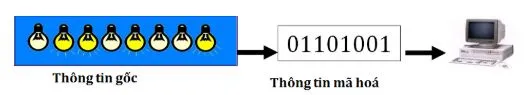 Hình 2. Mã hóa thông tin trong máy tính