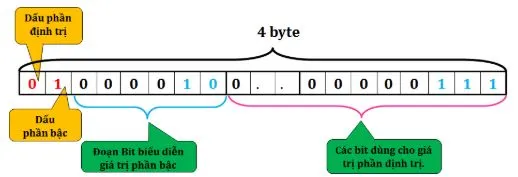 Hình 5. Ví dụ minh họa biểu diễn số thực