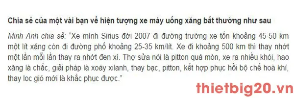 Tư vấn tiết kiệm xăng xe