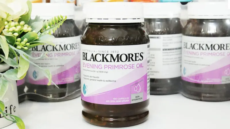 Dầu hoa annh thảo Blackmores giúp chống oxy hóa, hỗ trợ giảm triệu chứng tiền kinh nguyệt